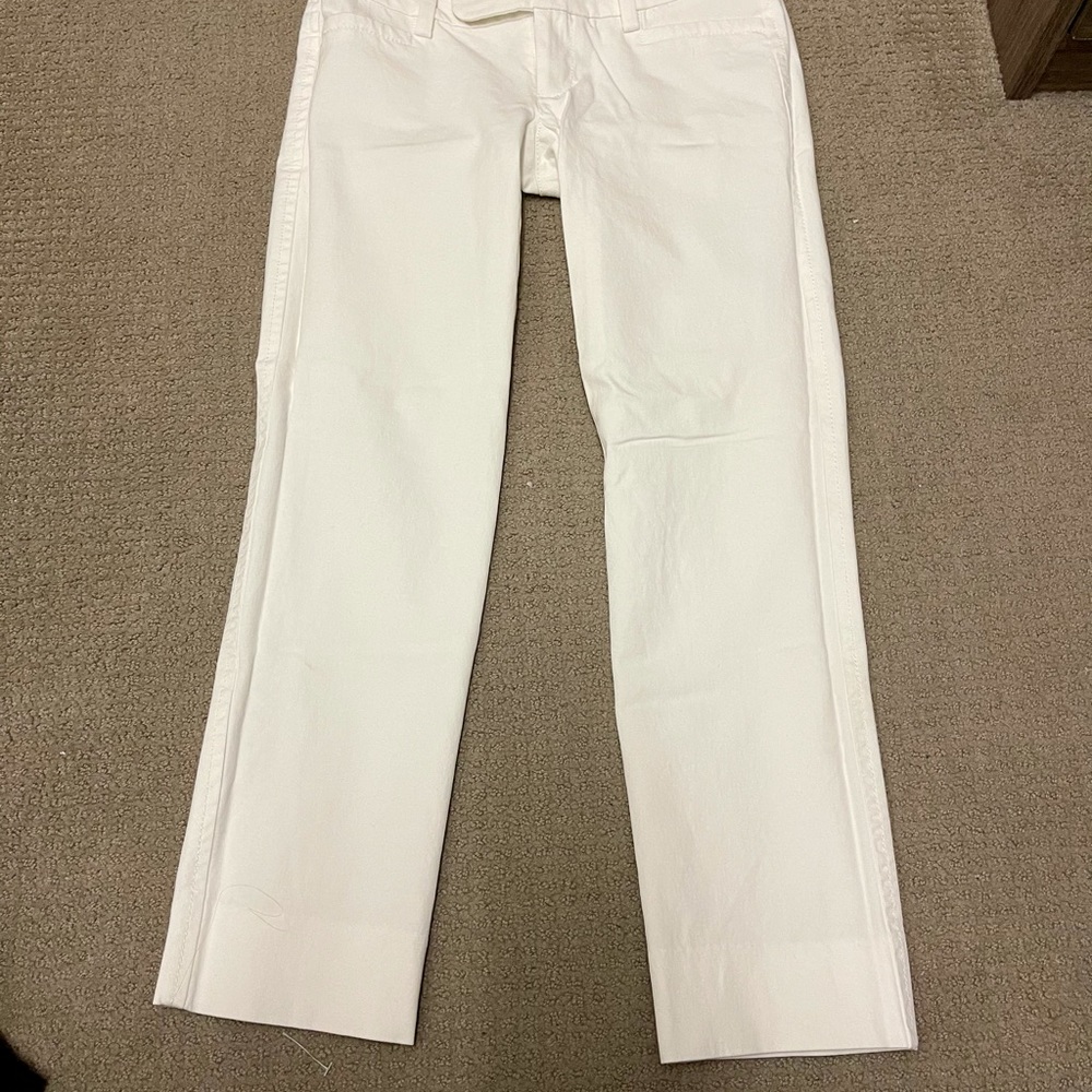 lilly pulitzer white cropped pants